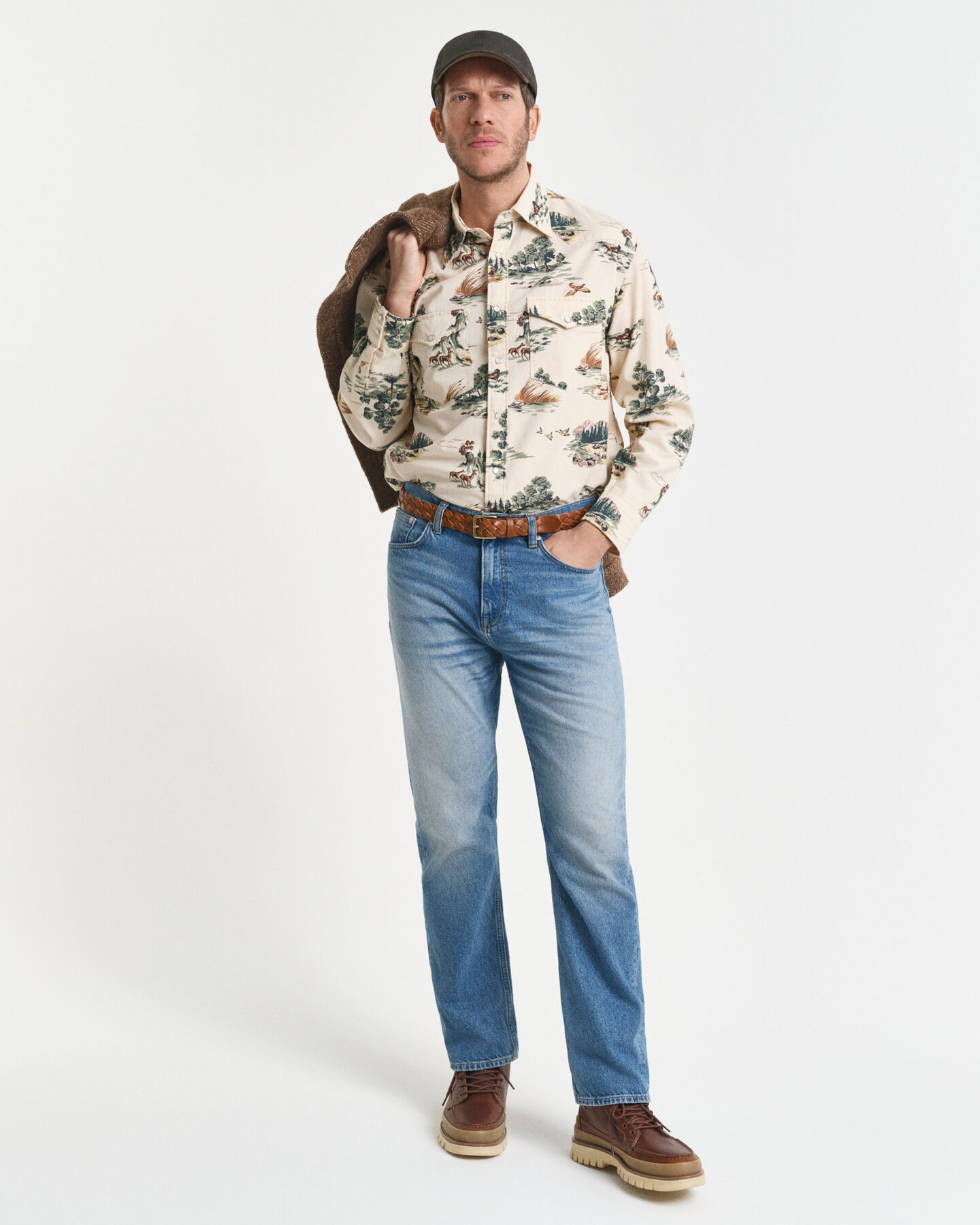 Relaxed Fit Rodeo-overhemd met print