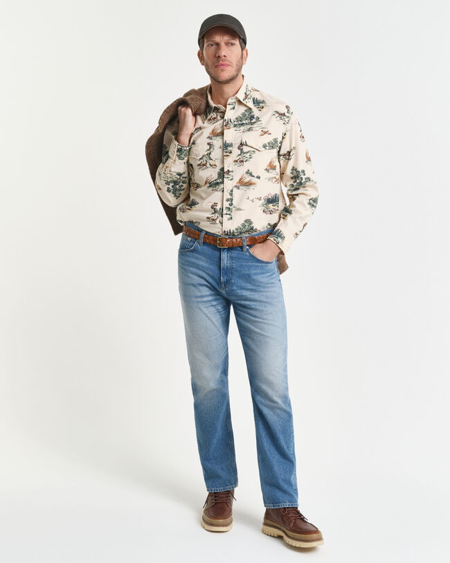 Relaxed Fit Rodeo-overhemd met print