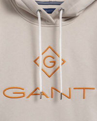 Hoodie met kleurig Logo