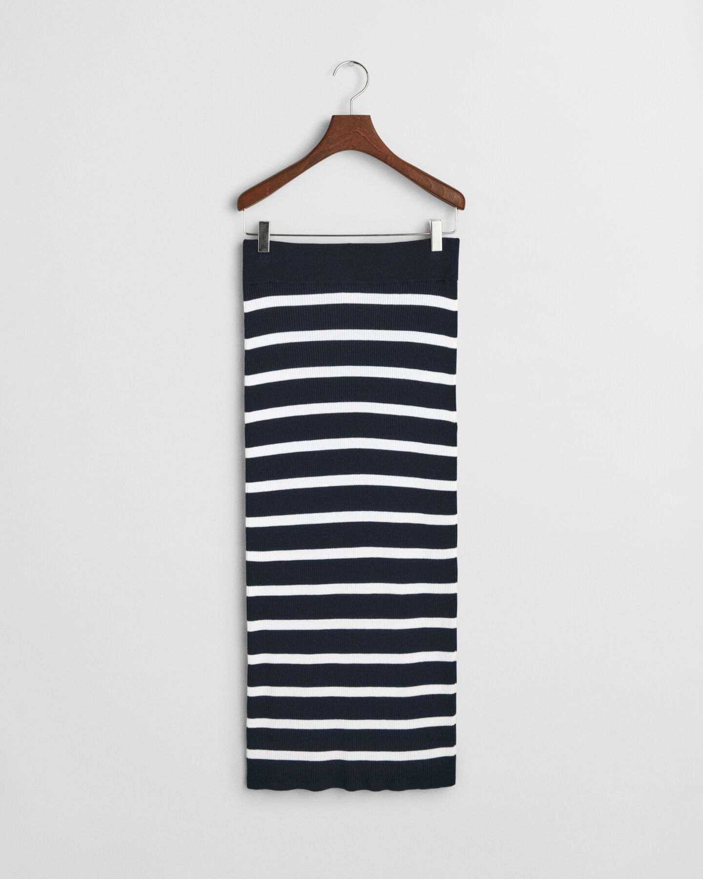 Gebreide rok met strepen