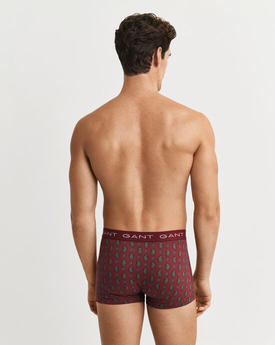 Cadeauset van drie boxershorts met paisleyprint