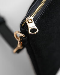 Suède crossbody tas