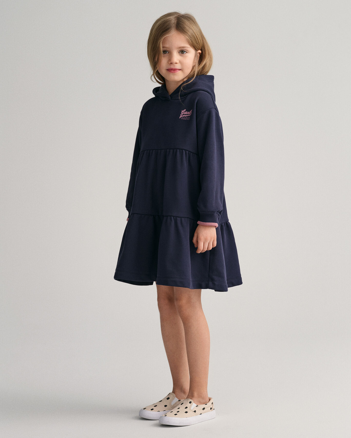 Girls GANT USA gelaagde hoodiejurk