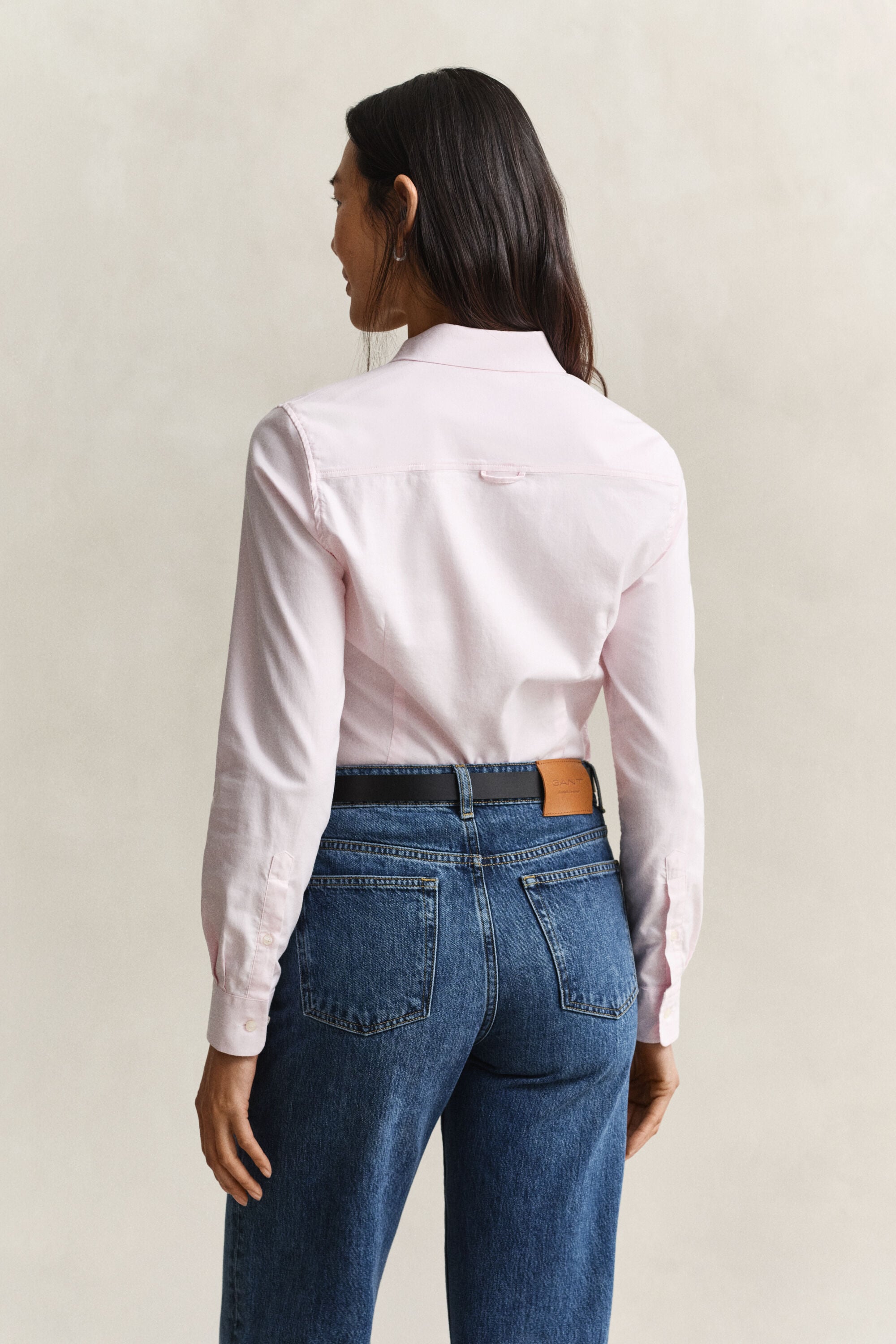 Classic Slim Oxford-overhemd met stretch