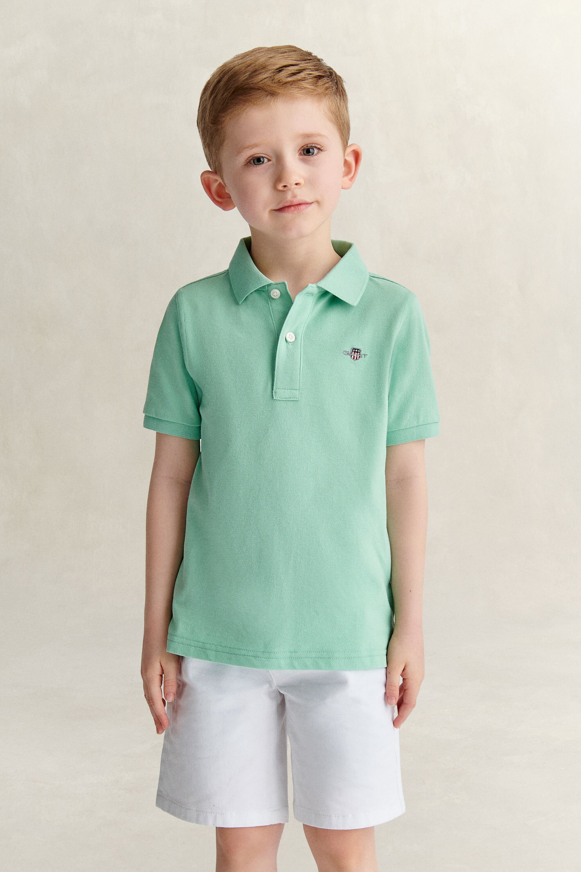 Kids Shield piqué poloshirt