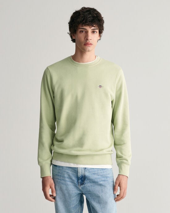 GANT REG SHIELD C NECK - Sweater - blau lapis/blauw GANT REG SHIELD C NECK - Sweater - blau lapis/blauw