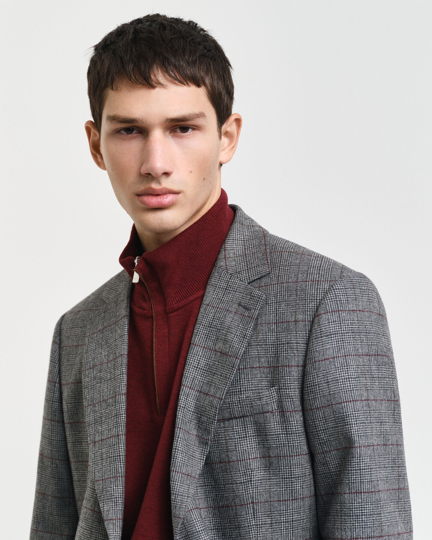 Kostuumblazer met ruiten