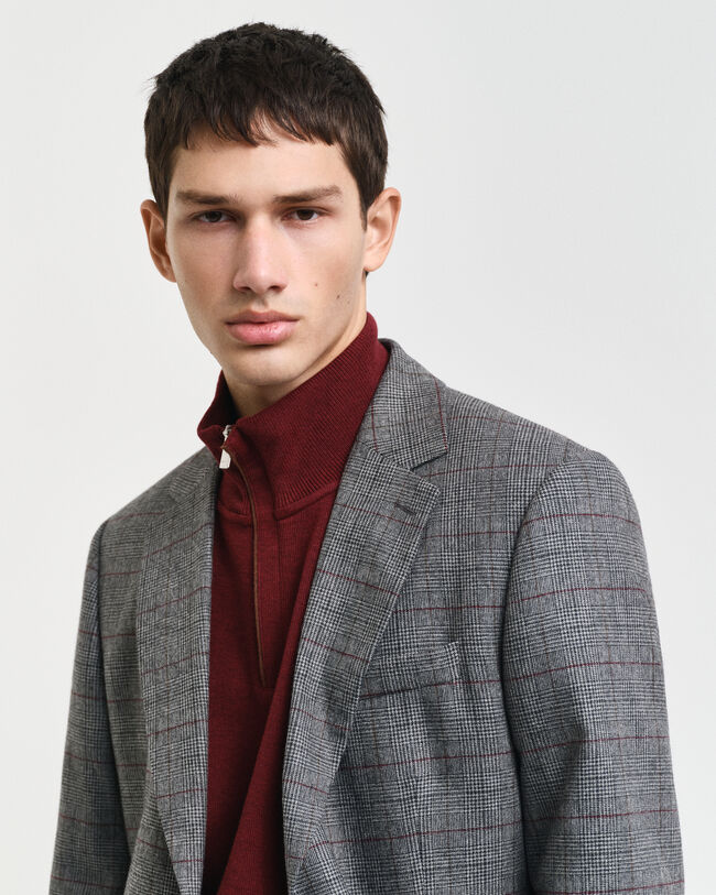 Kostuumblazer met ruiten