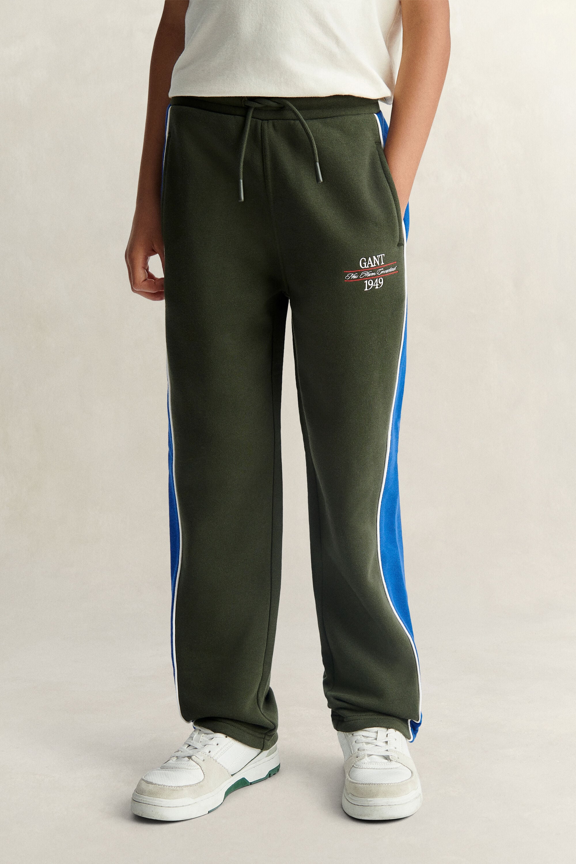 Joggingbroek met kleurblokken voor tienerjongens