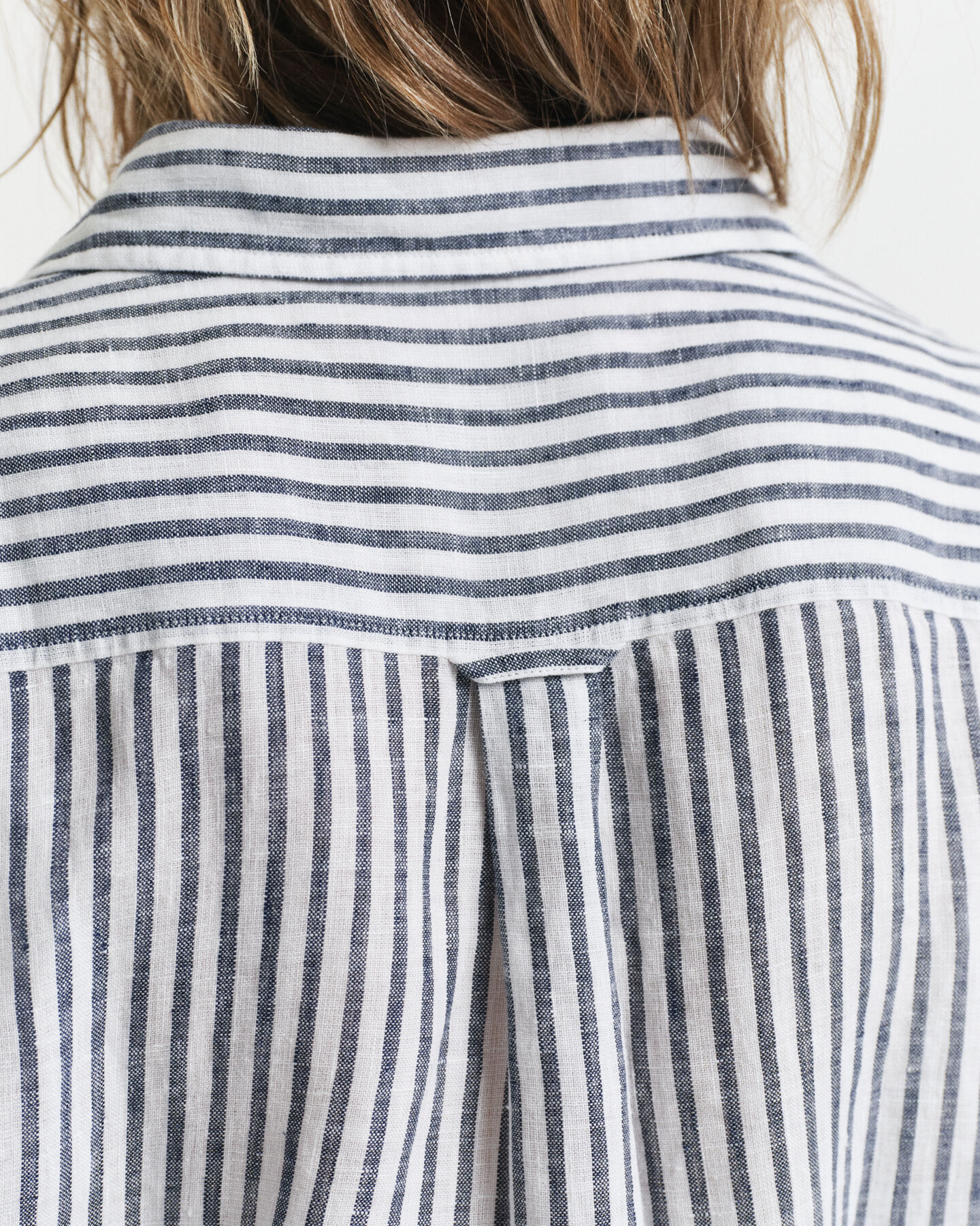 Linnen overhemdjurk met strepen