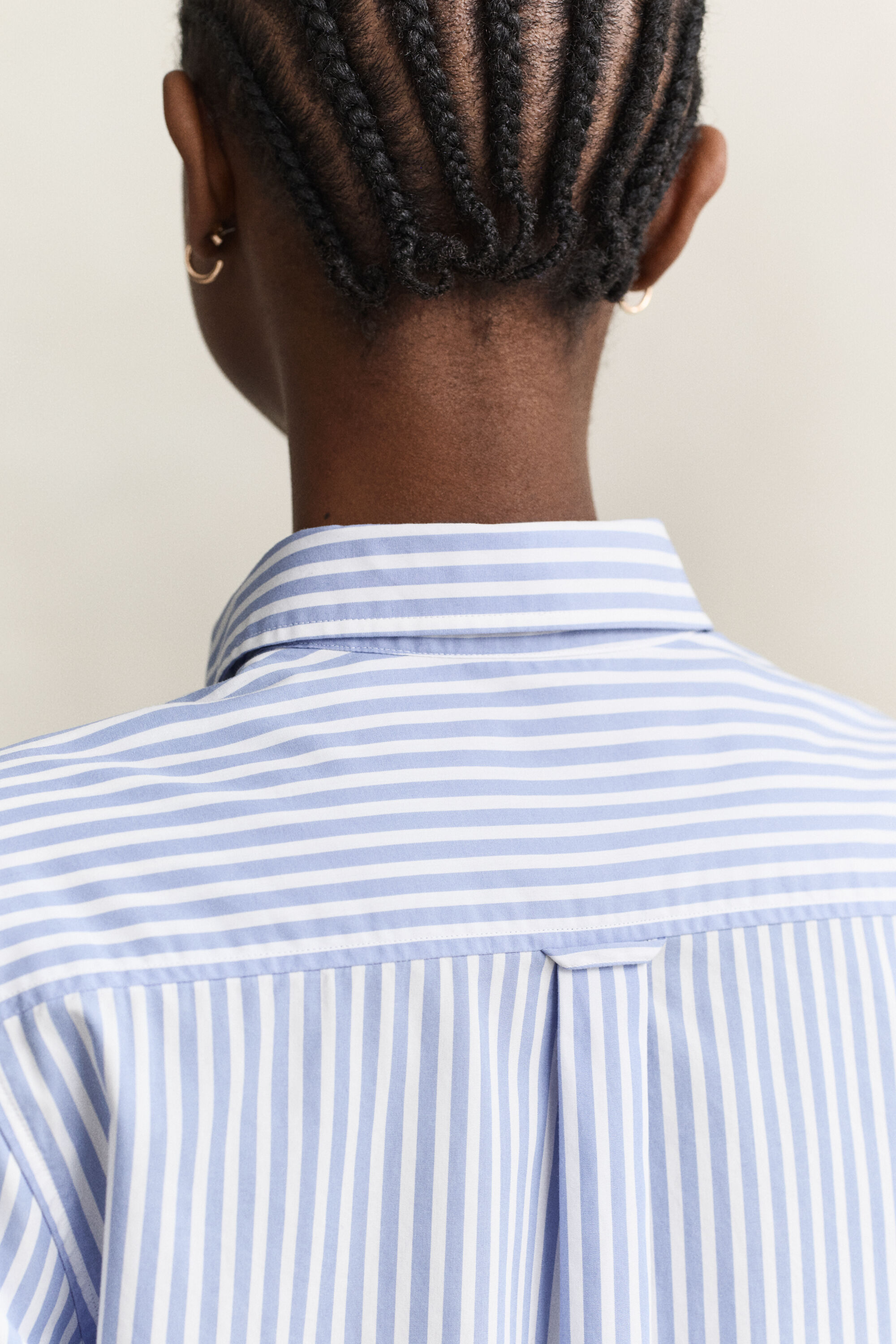 Regular Fit Classic gestreept overhemd van poplin