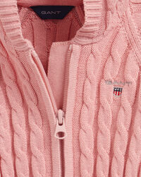 Baby overall van katoen met kabels en rits