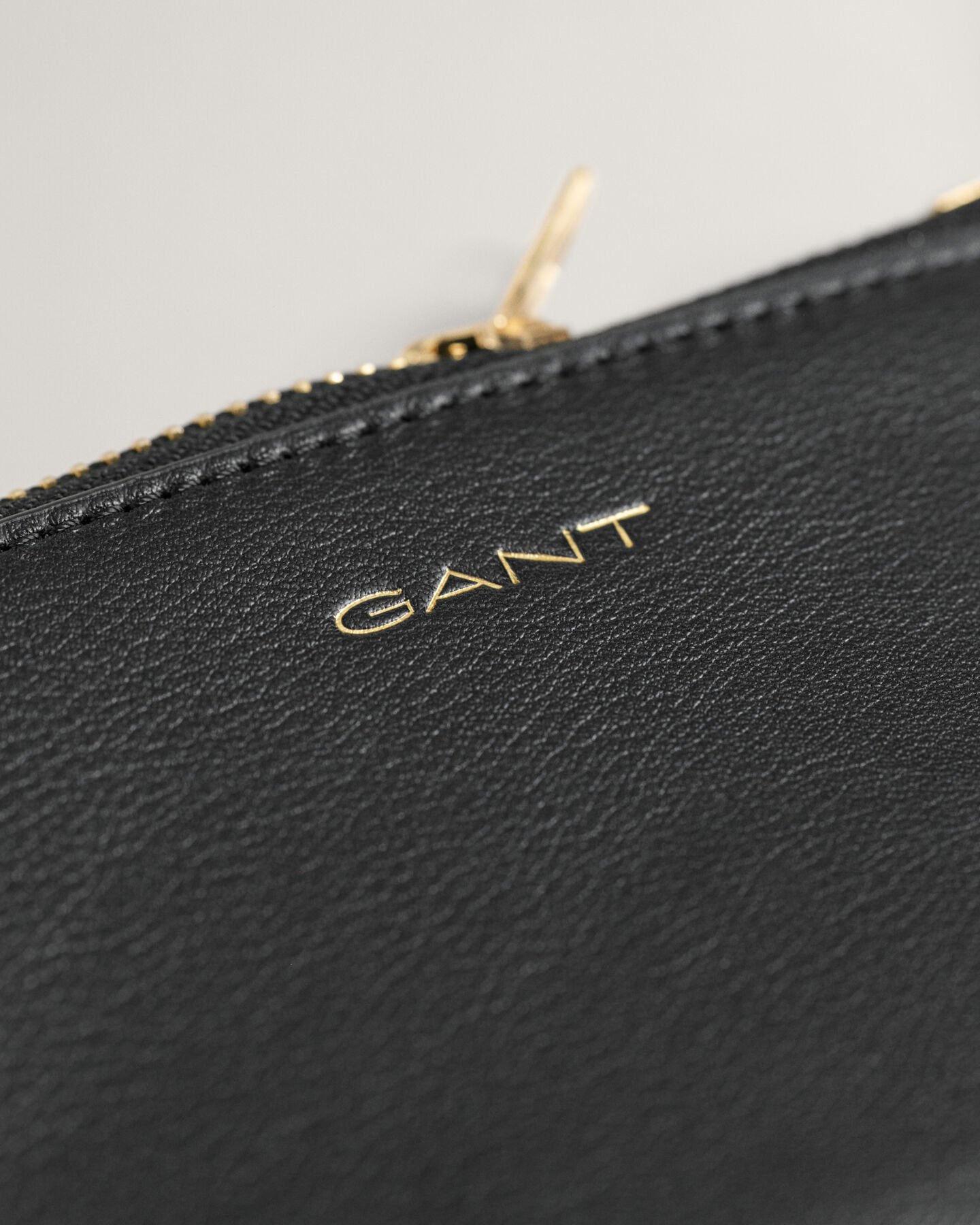 Leren zakje met rits