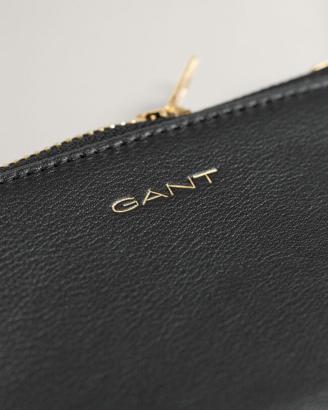 Leren zakje met rits