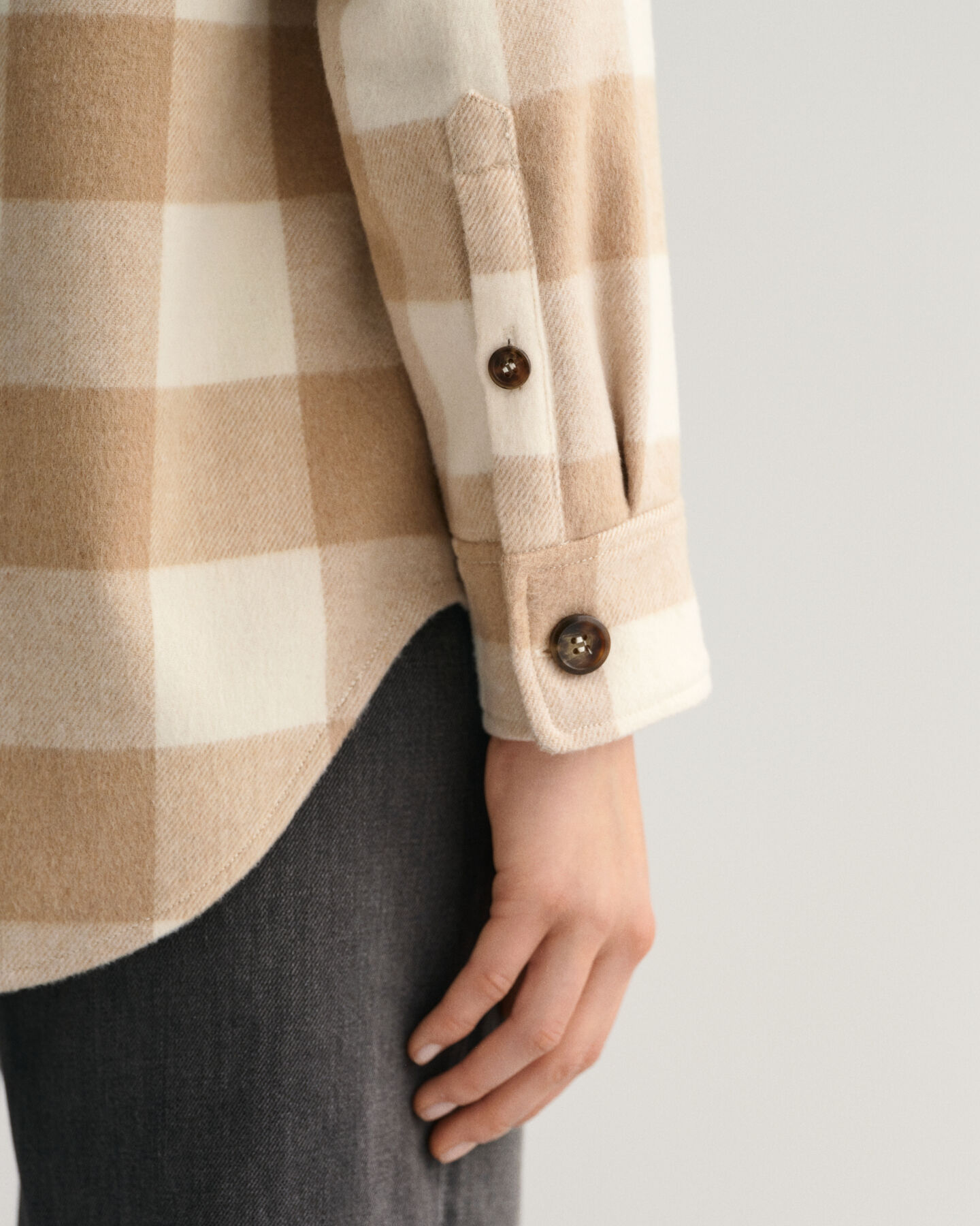 Relaxed Fit geruit overshirt