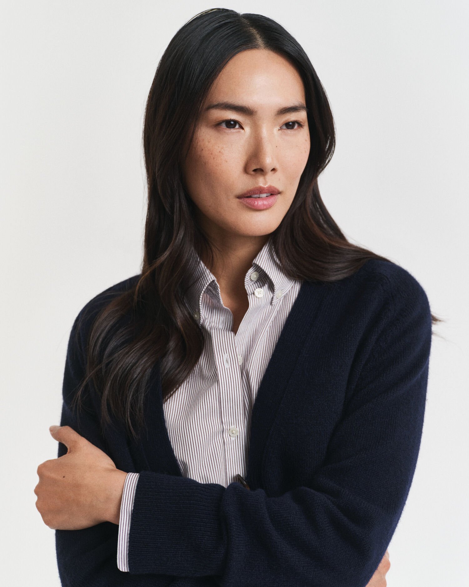 Vest van een wol-kasjmiermix