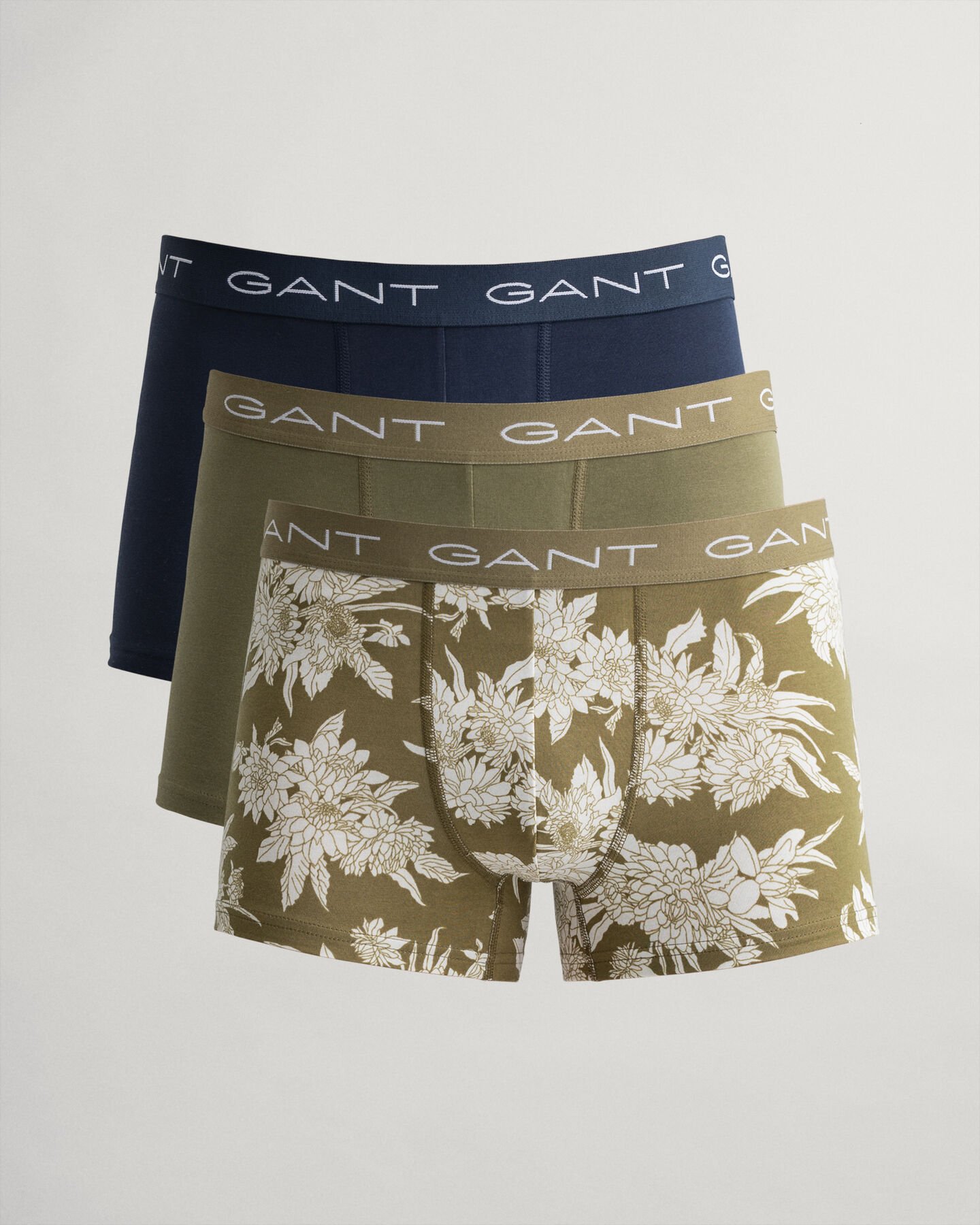 Set van 3 boxershorts met Dahlia print