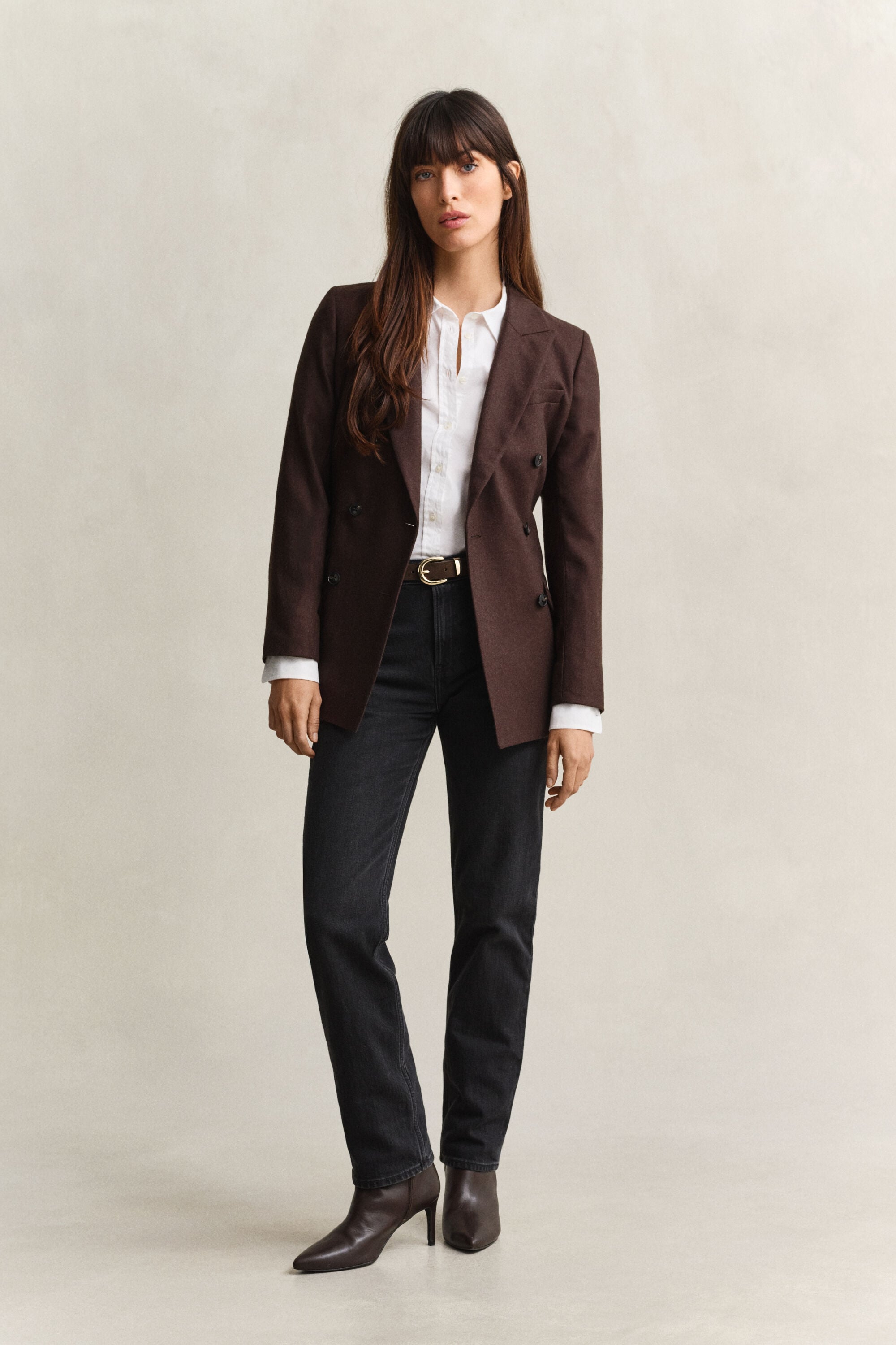 Classic Slim Oxford-overhemd met stretch