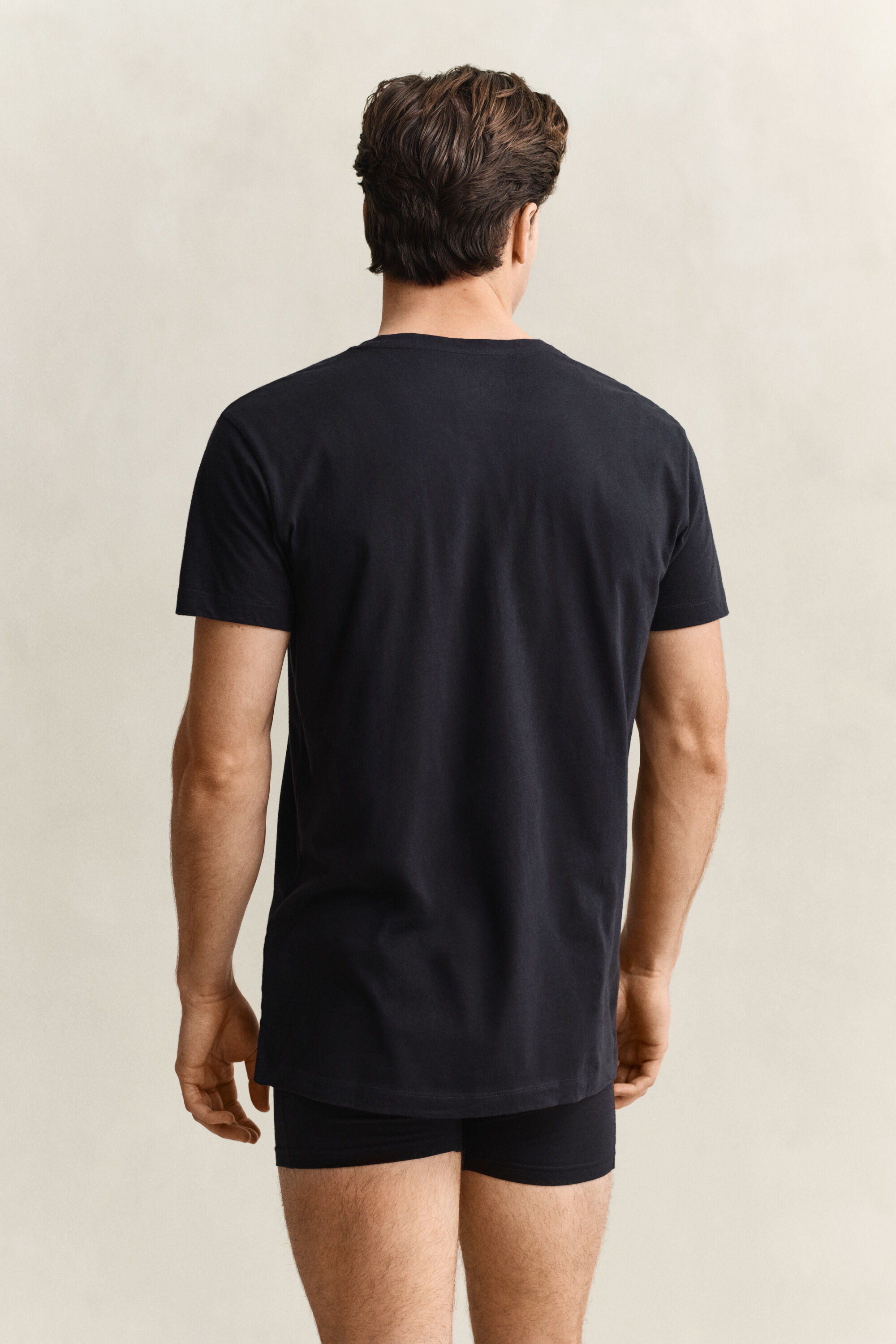 Set van twee T-shirts met V-hals