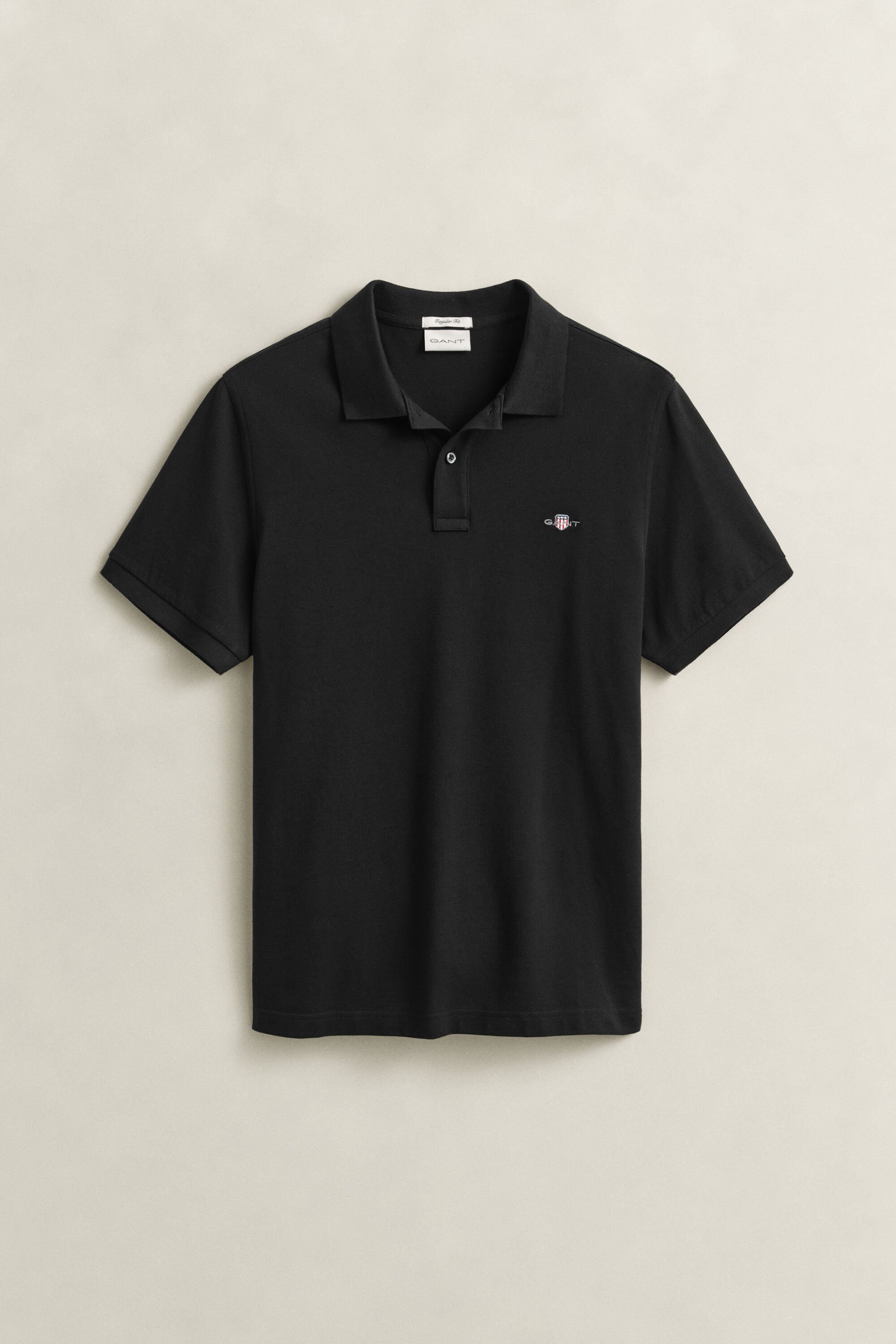 Regular Fit Shield piqué poloshirt