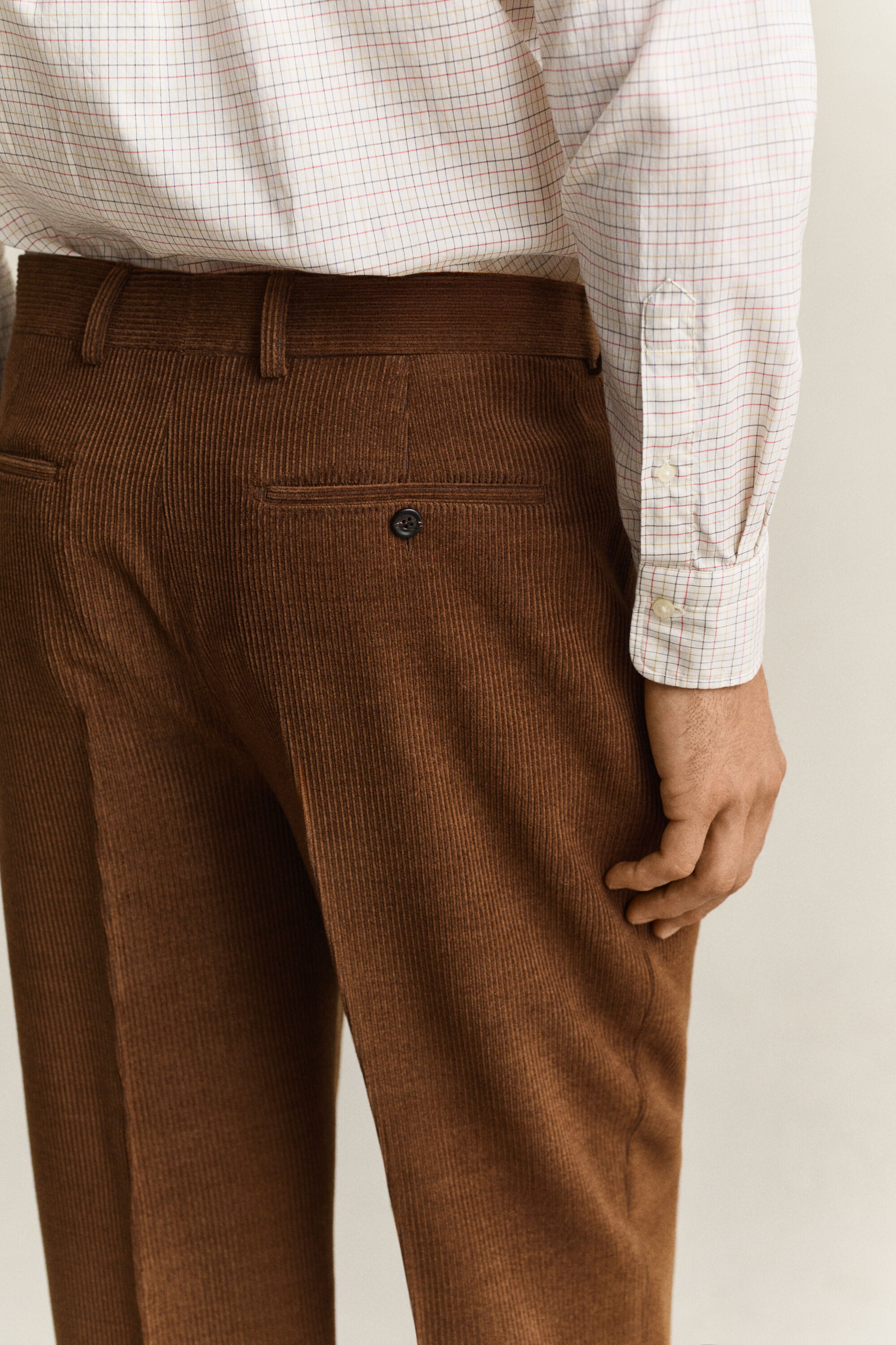 Gant x Yale Wool Corduroy kostuumbroek
