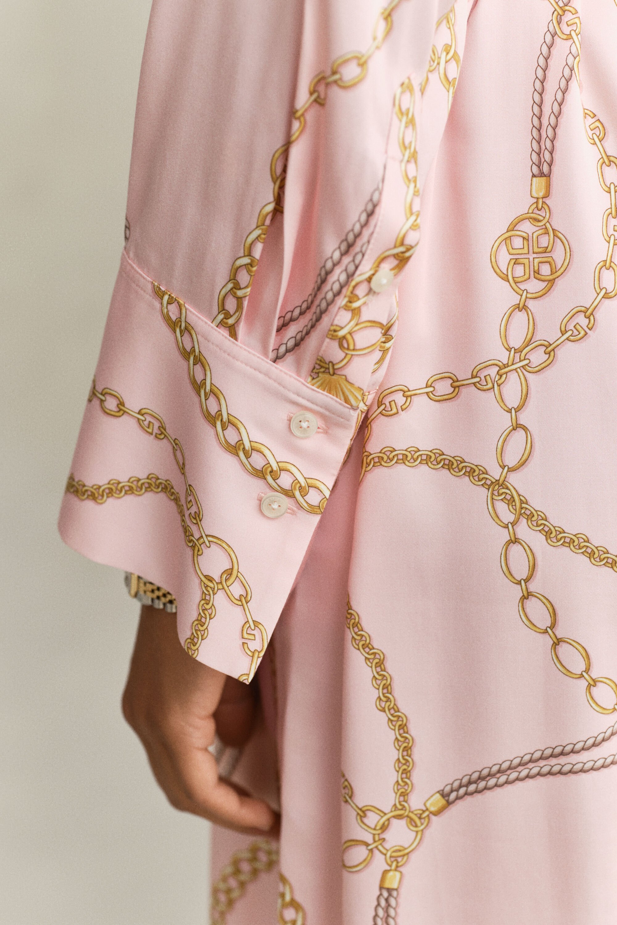 Overoverhemdjurk met ceintuur