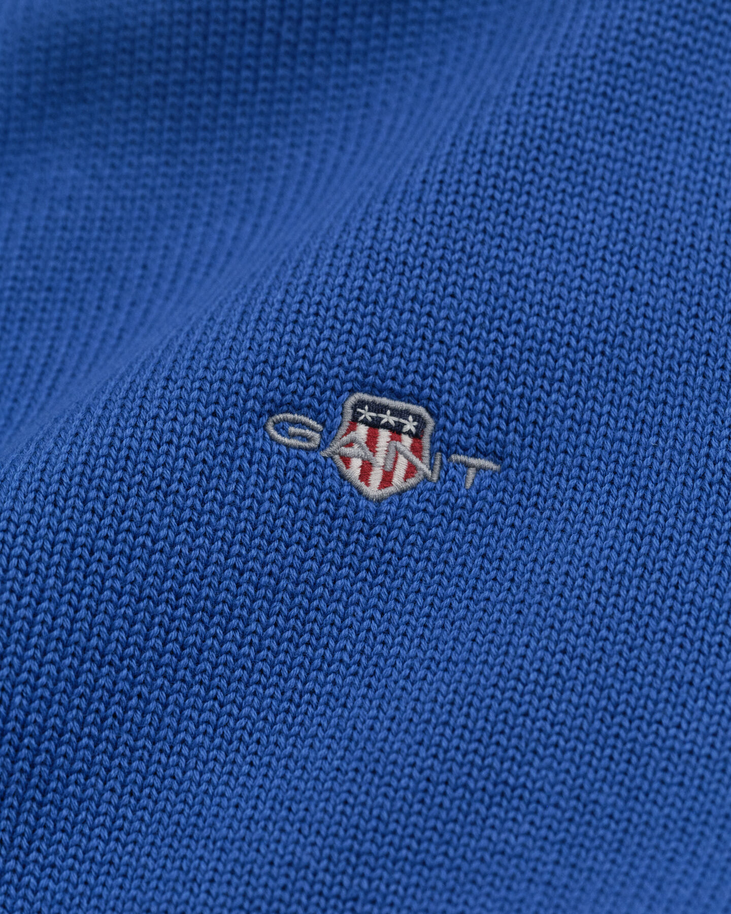 Casual katoenen trui met korte rits