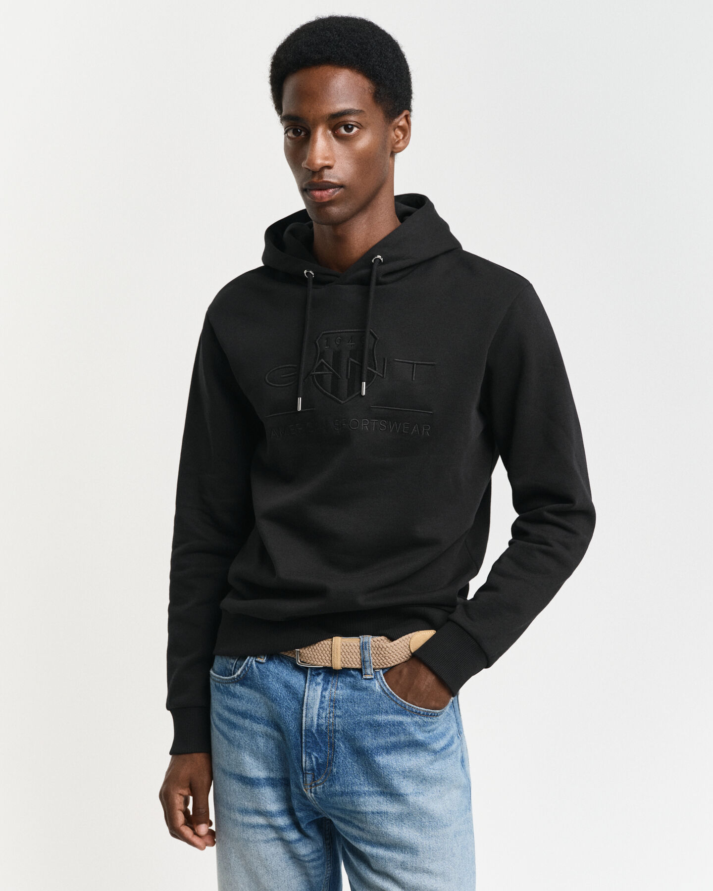 Tonal Shield hoodie