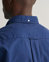 Regular Fit Sunfaded Oxford-overhemd