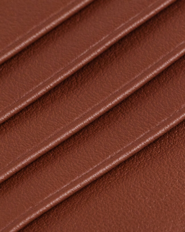 Leren kaarthouder met rits