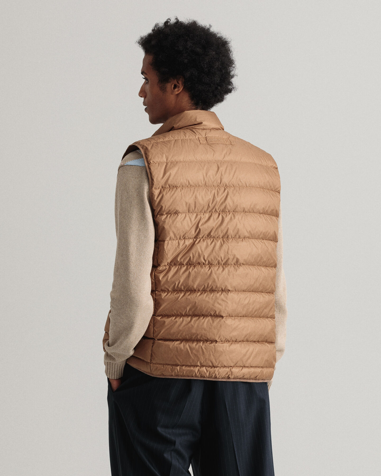 Lichte donsbodywarmer