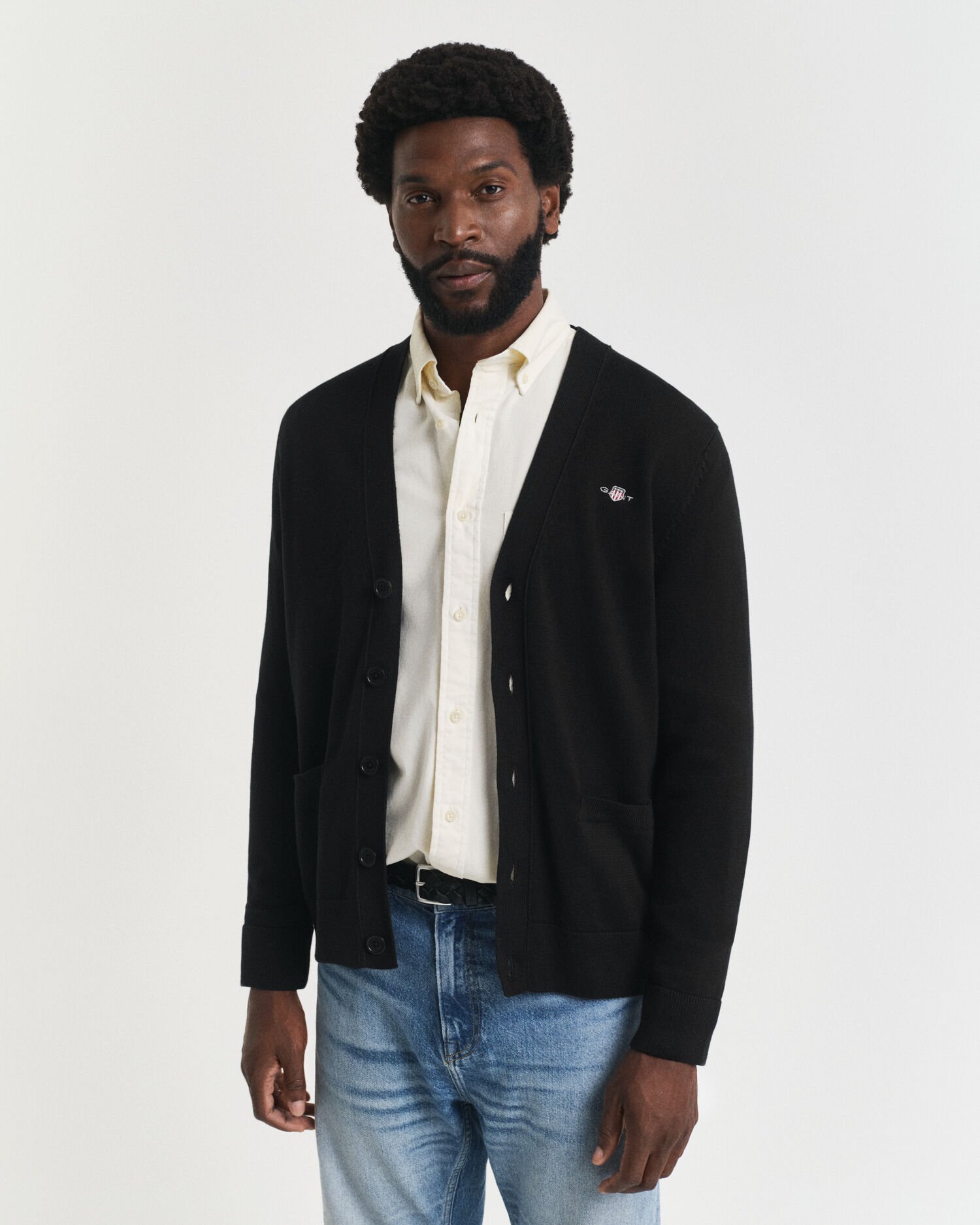 Casual vest van katoen