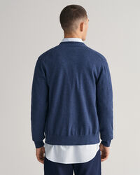 Classic katoenen vest met V-hals