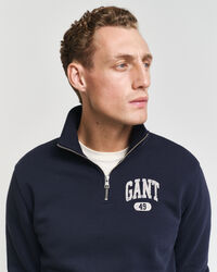 GANT 49 Arch Graphic sweatshirt met korte rits