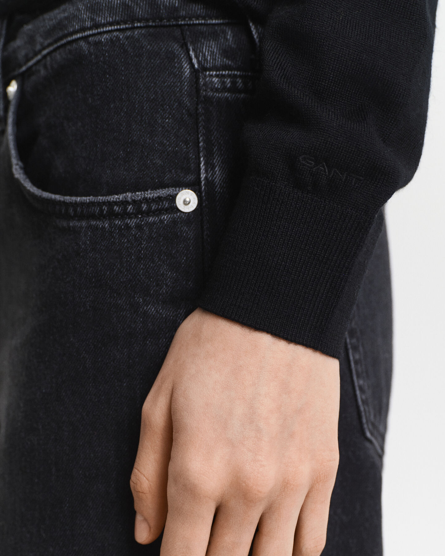 Trui met ronde hals van extra fijne merinoswol