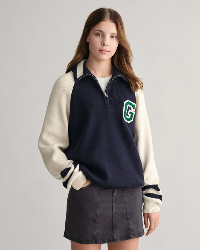 Teens gebreide GANT Varsity trui