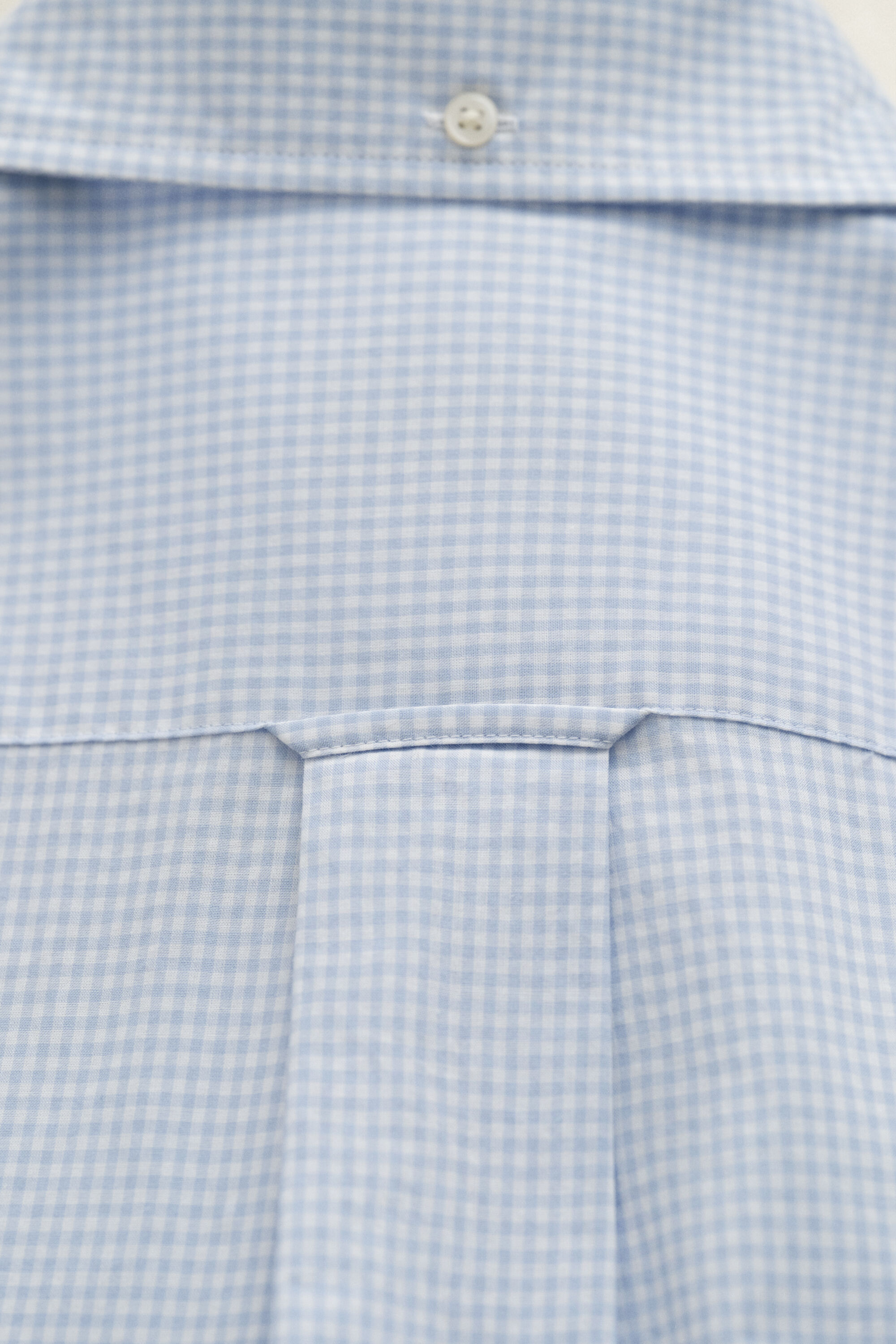 Klassiek poplin overhemd met Gingham-ruitje
