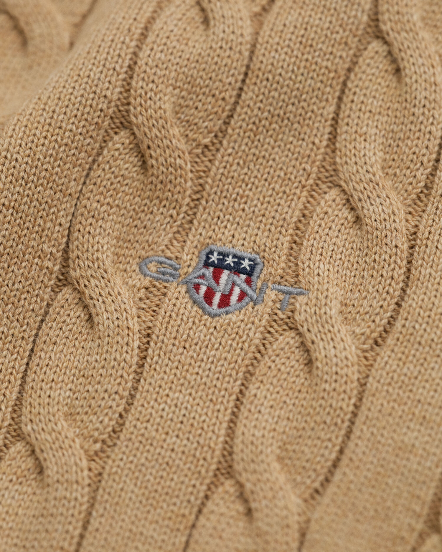 Katoenen kabelcoltrui