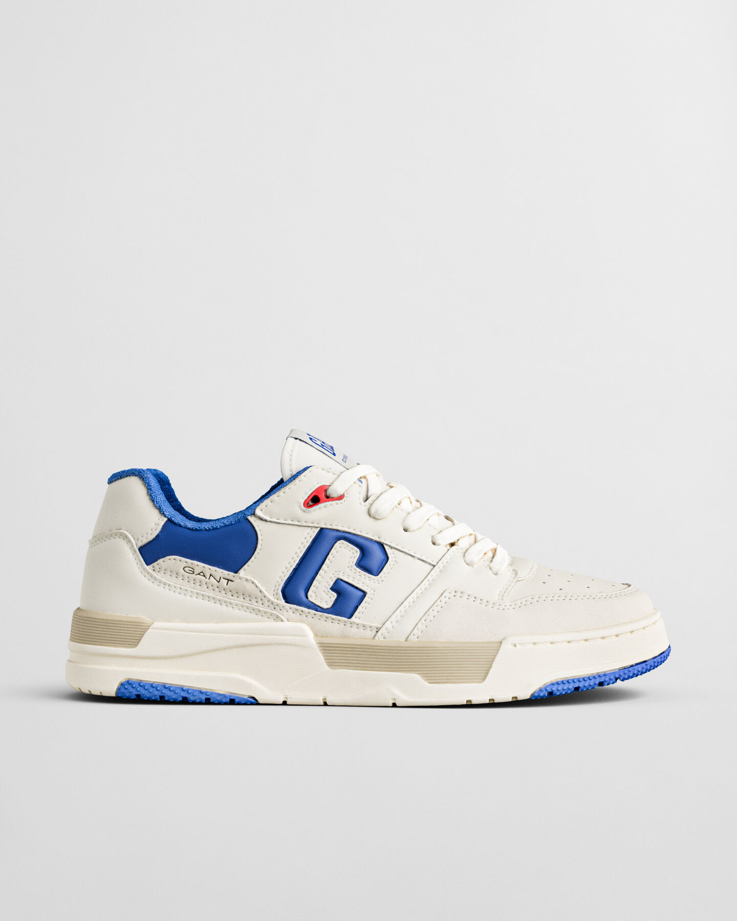 Brookpal sneakers met leer en su&egrave;de