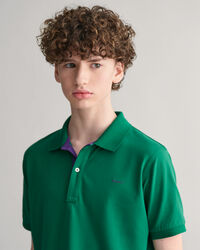 Teens Contrast piqu&eacute; poloshirt