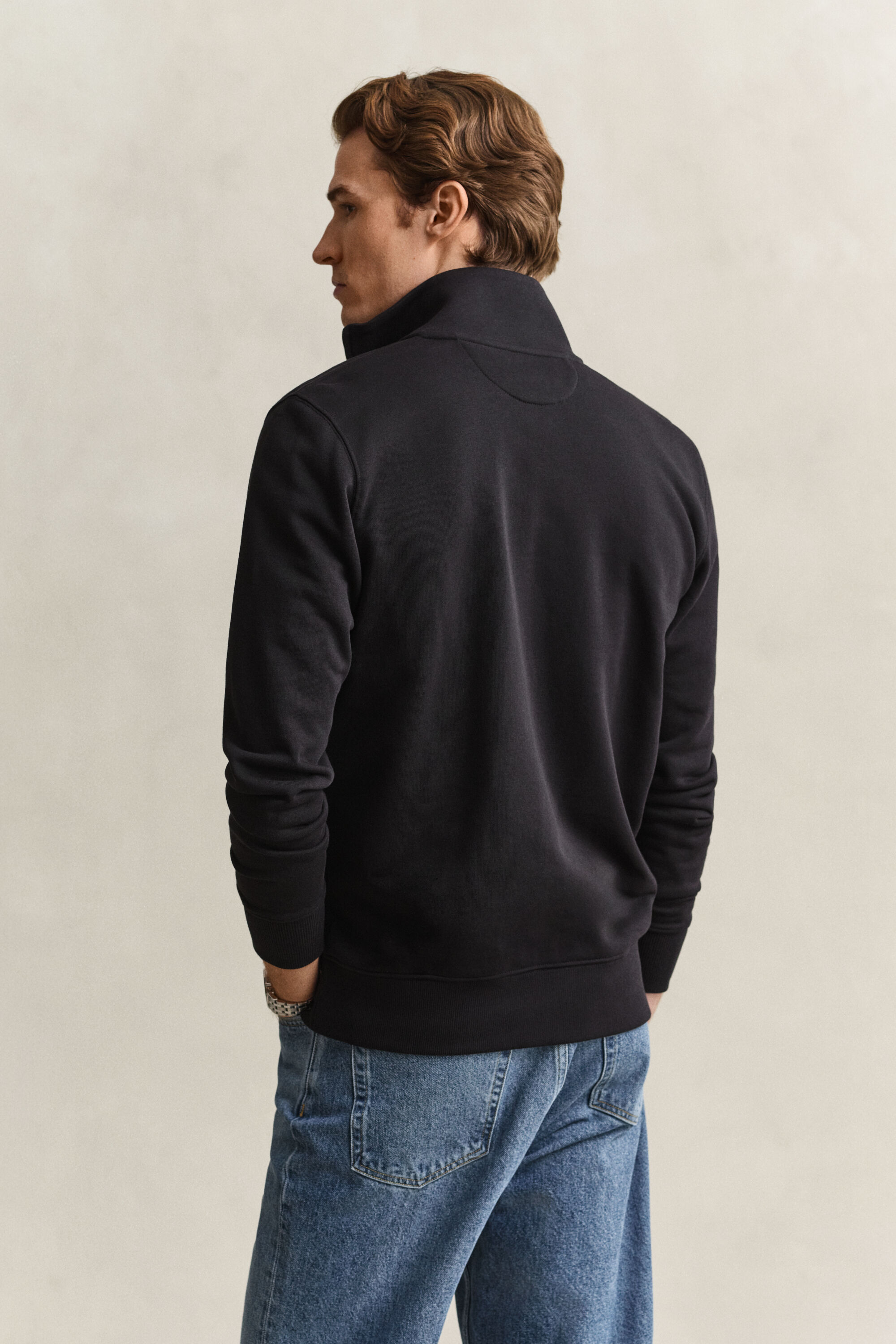 Shield sweatshirt met ritssluiting