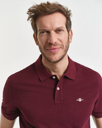 Regular Fit Shield piqué poloshirt