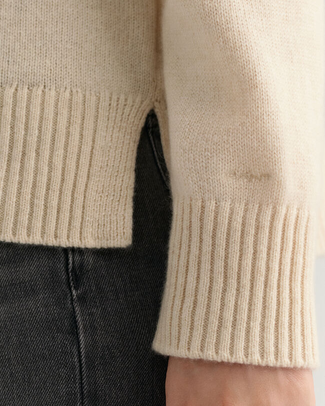 Sweater met ronde hals van kasjmier