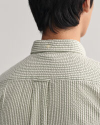 Regular Fit Seersucker overhemd