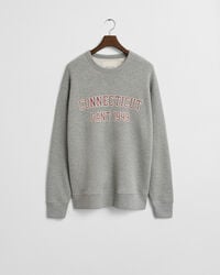 Graphic sweatshirt met ronde hals in collegestijl