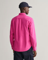 Regular Fit Sunfaded Oxford-overhemd