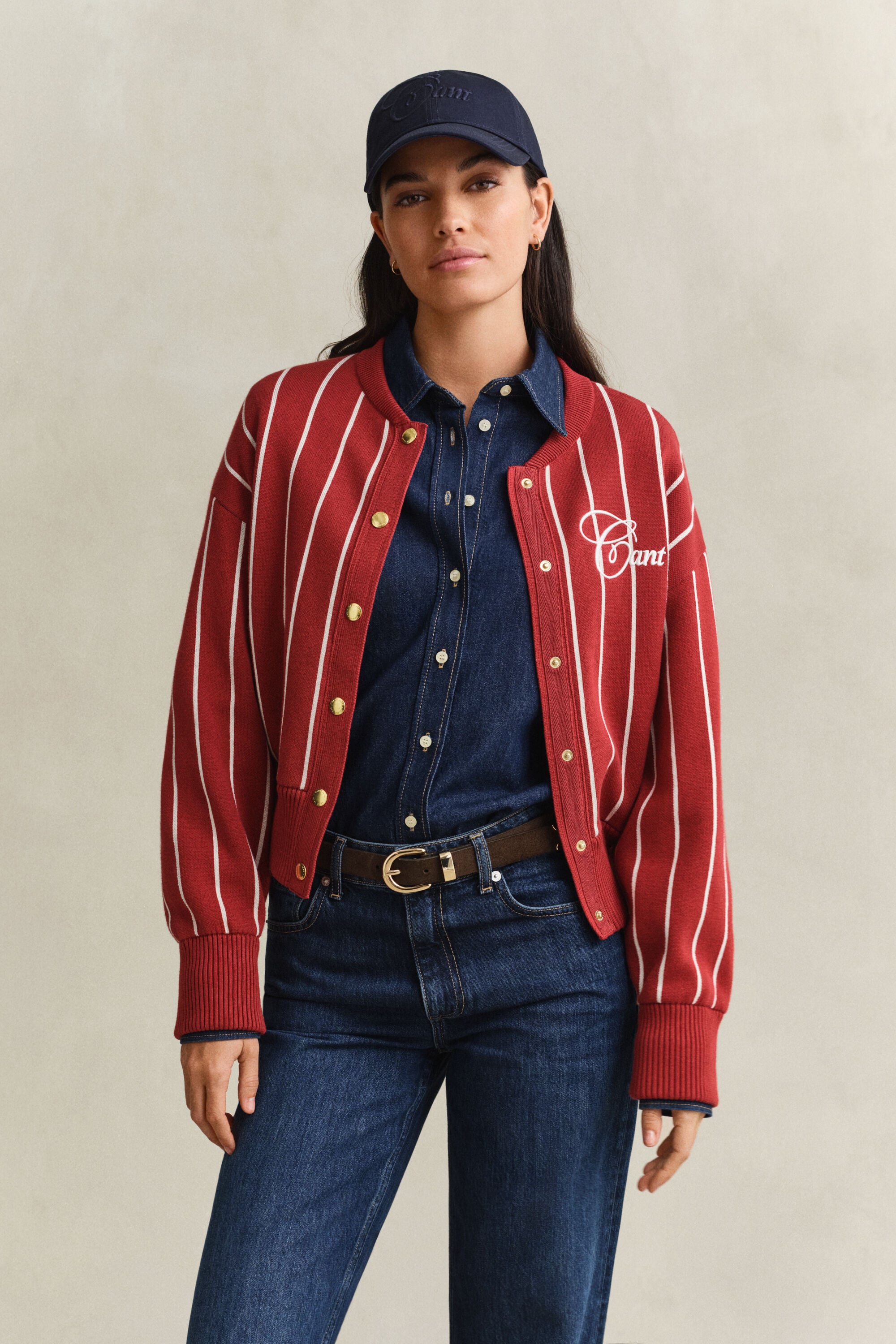 Gebreid Varsity Jacket