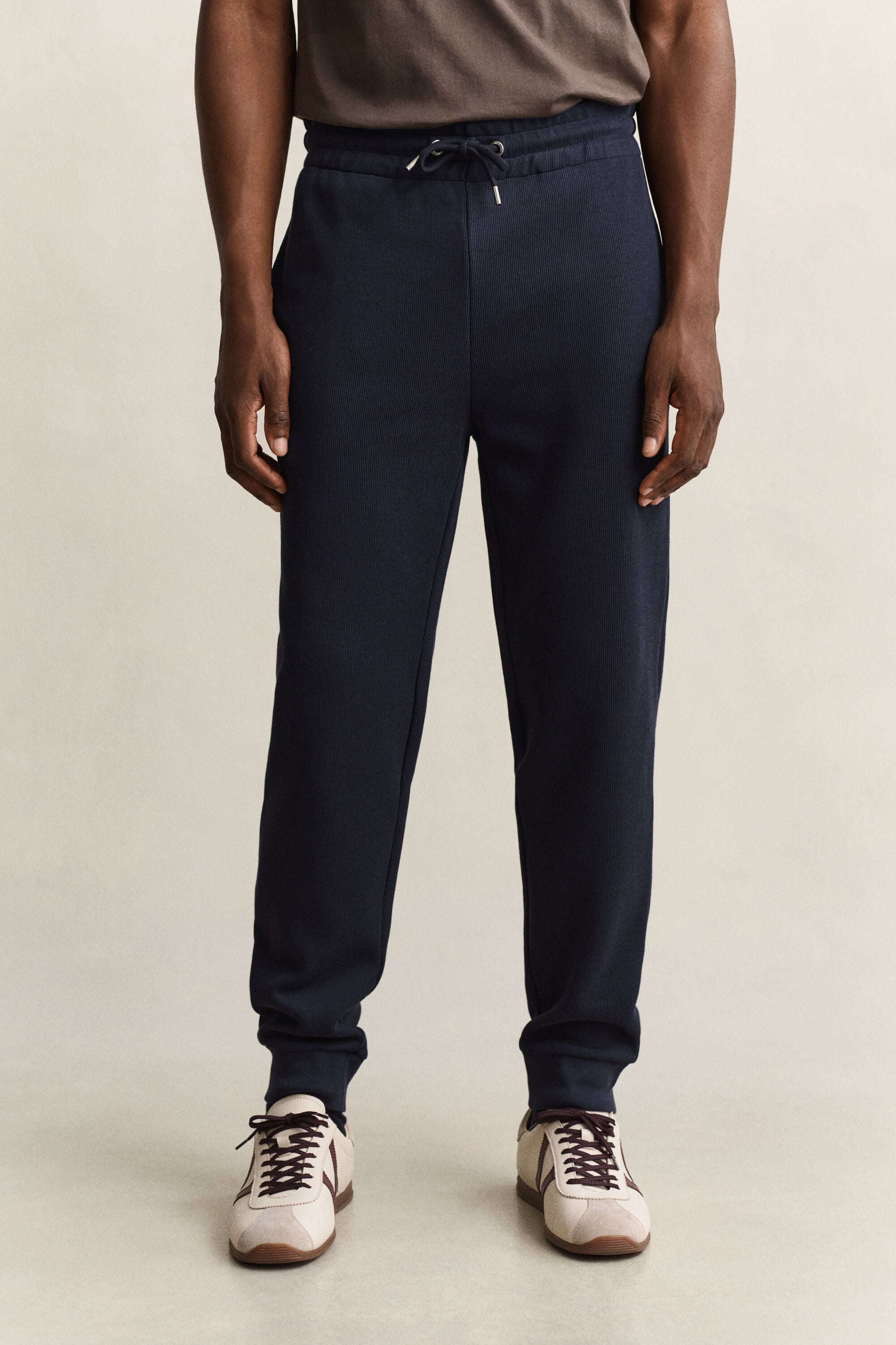 Sweatshirt van Sacker-ribstof met ritssluiting
