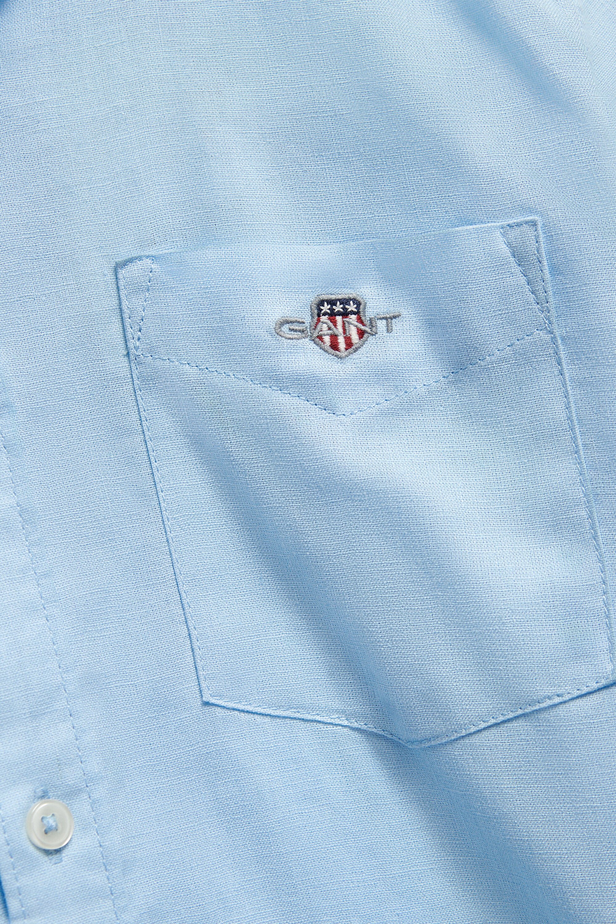 Teen Boys overoverhemd van linnenmix