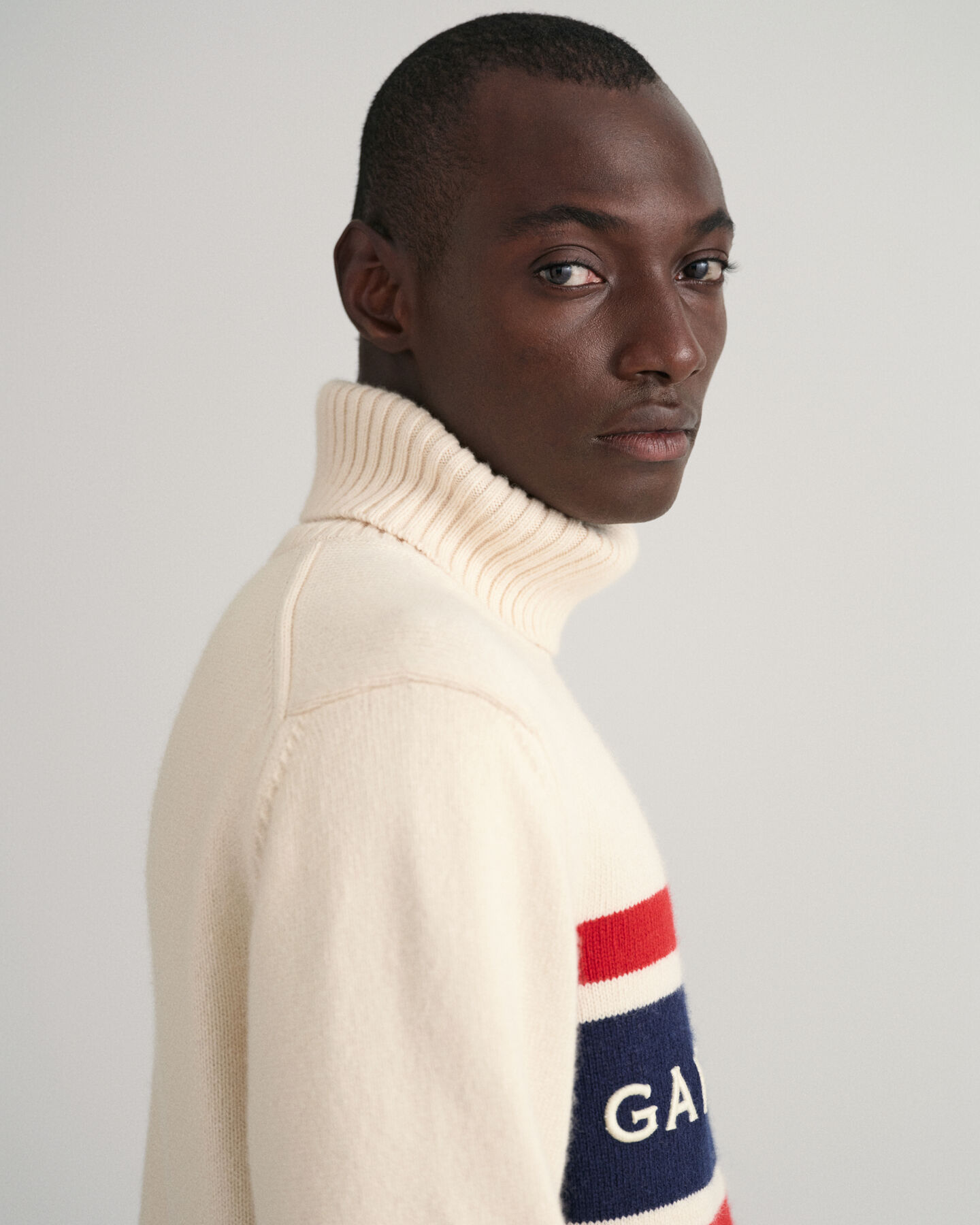 Banner Shield trui met rolkraag